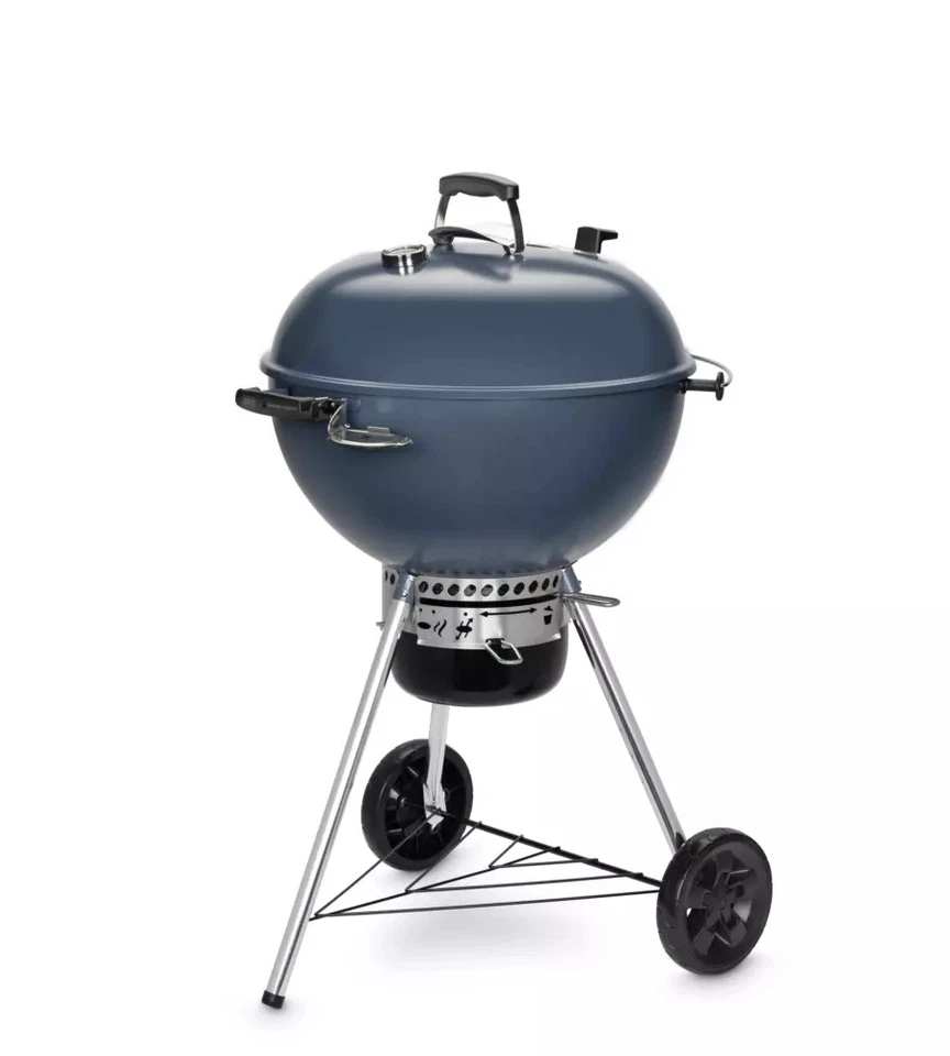 BARBECUE A CARBONE WEBER "MASTER-TOUCH E-5750 SLATE" NERO CON GRIGLIA 57 CM