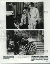 1953 Press Photo James Stewart, June Allyson, "The Glenn Miller Story" co-actors