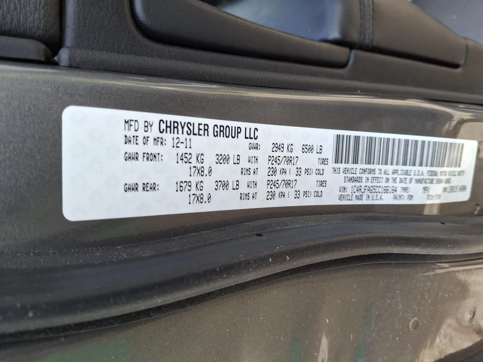 Bomba de dirección asistida usada se adapta a: Jeep Grand Cherokee 2012 3,6 grado A Foto 4 de 4