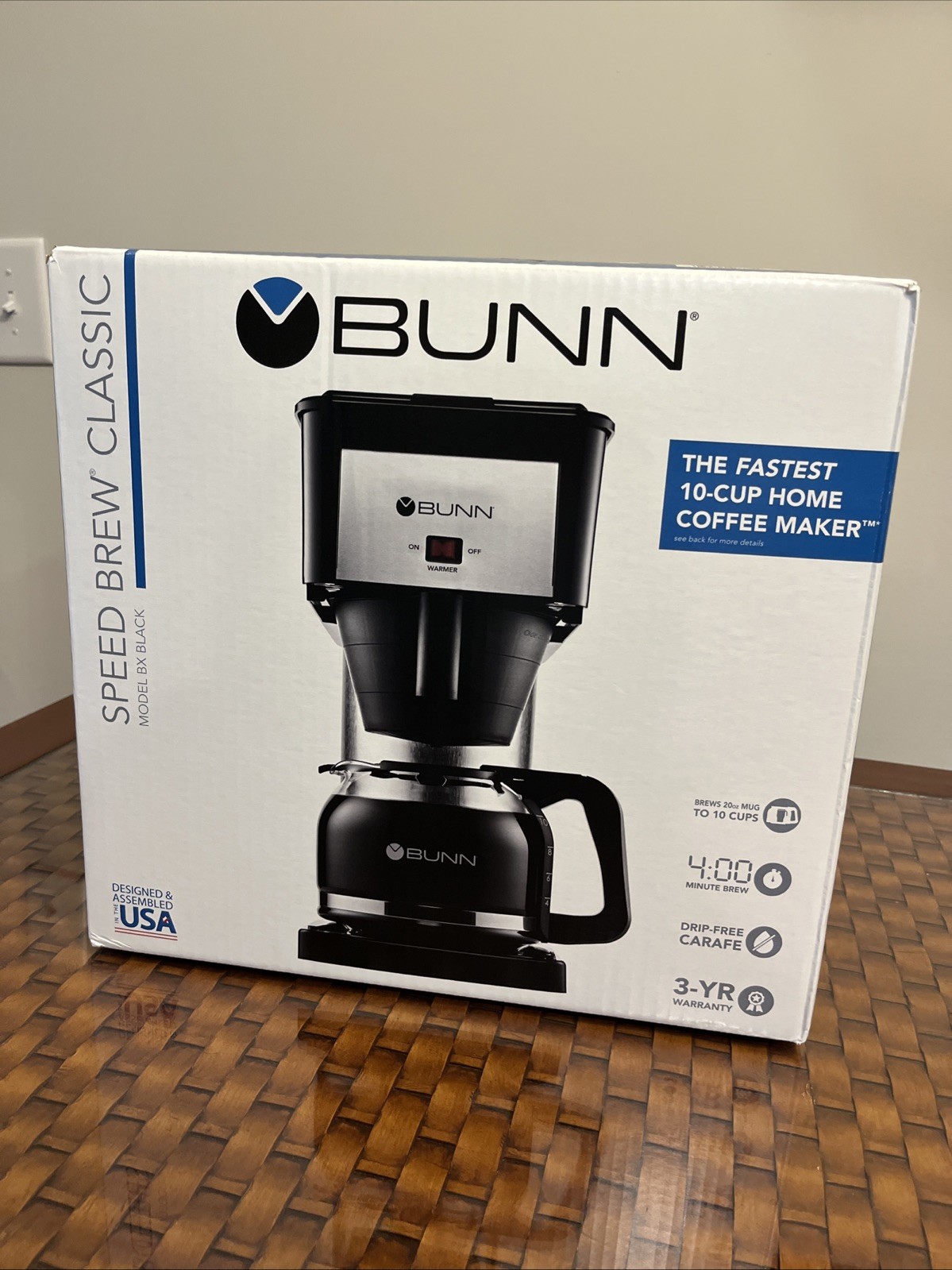 BUNN BX Speed Brew Classic 10-Cup Coffee Brewer Hot Water Tank Warmer Plate New