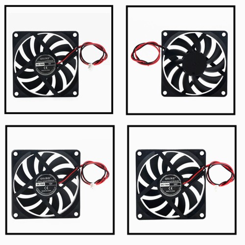 80x80x10mm PC Computer CPU System Heatsink Brushless Cooling Fan 8010 5V - 24V - Afbeelding 6 van 6