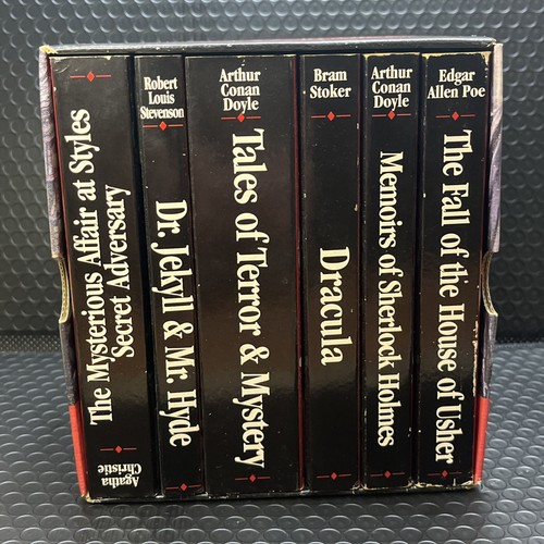 Boxed Set of 6 "Classics of Mystery & Suspense" Conan Doyle, Stoker, A. Christie - Picture 2 of 4