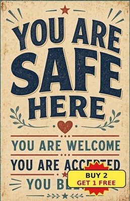 Foil Engraved Style Metallic Plaque Unique Wall Art Sign