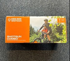 Kids Ride Shotgun Shotgun Combo Front Child Bike Seat Black w/ Handlebars