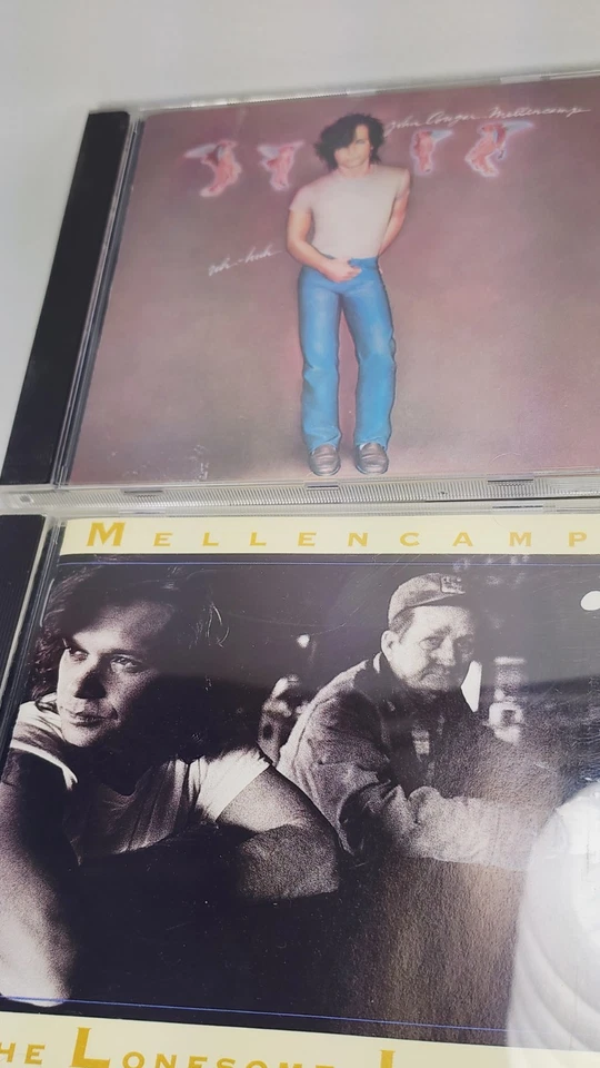 Lot of 4 CD of John Cougar Mellencamp Scarecrow American fool 82' 83' 85' 87' Foto 2 de 4