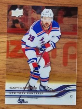 2025 26 Upper Deck Sam Carrick Clear Cut #113 NY Rangers