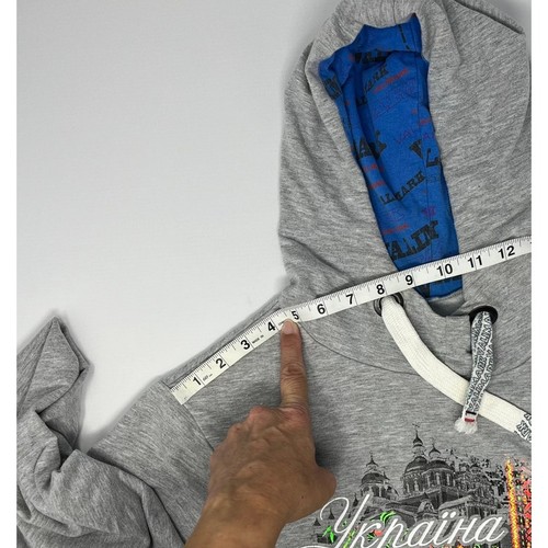 Ukranian Ykpaiha Hoodie no Label Guesstimate size to be Men's Small Pre-Owned - Picture 7 of 10