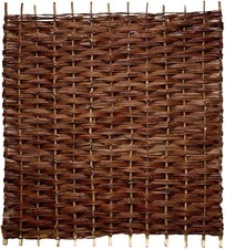 The Best Premium Woven Willow Wicker Wattle Natural Hurdle Fence Privacy Panels