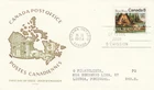 Canada to Portugal 8c Algonkian First Nations PRESENTATION REPLACEMENT FDC 1973