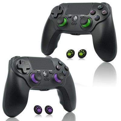Wireless PS4 Controller 2-Pack, Compatible with PS4/Slim/Pro/PC, Dual Shock, ...