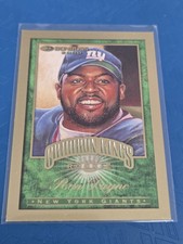 2000 Donruss Rookie Gridiron Kings /2500 #GK-6 Ron Dayne Giants FOOTBALL Card F. rookie card picture