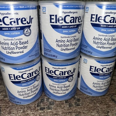 24 EleCare Jr Unflavored Junior Formula 14.1 oz Exp 08/01/2026 FREE SHIPPING