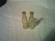 Petite salière et poivrière transparente Coca Cola