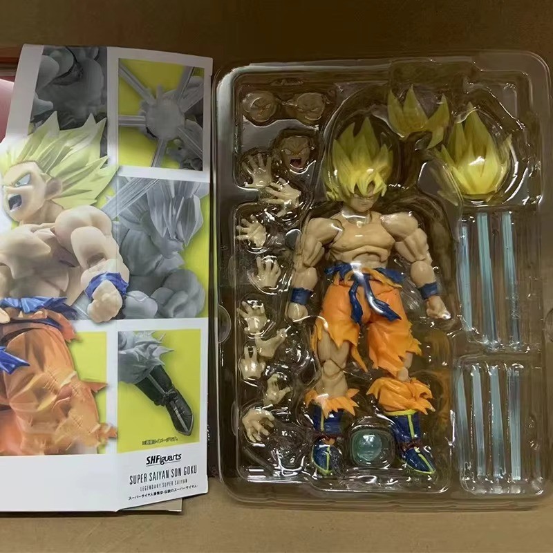SHFiguarts Dragon Ball Z Super Saiyan Goku Battle Damage Action Figure Toy Gift