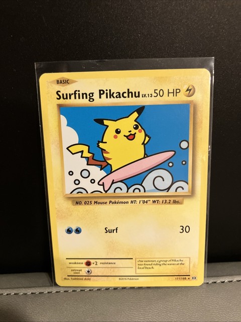 Surfing Pikachu #111 (Evolutions (2016))