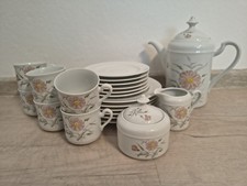 21 tlg. Vintage Kaffeegeschirr Schumann Arzberg Bavaria - 50/60er | Rosa Blumen
