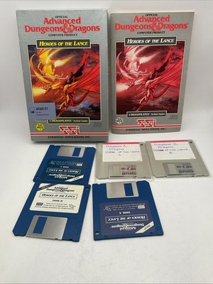 Advanced Dungeons & Dragons Heroes of Lance (Atari ST) Complete