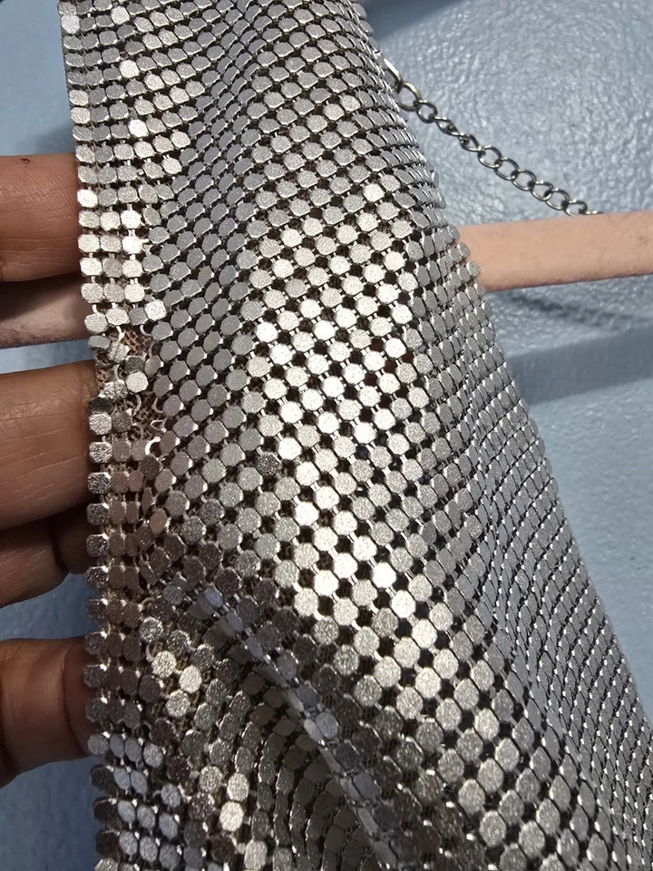 NBD Ginny Chainmail Mini Silver Dress XXS/S - Image 4 of 4