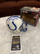 Bubba (High Tower) Smith Baltimore Colts JSA COA Signed Rare Mini Helmet