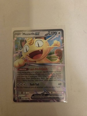 Pokémon Meowth ex Perect Order Double Rare Holo 062/088 English 170 HP
