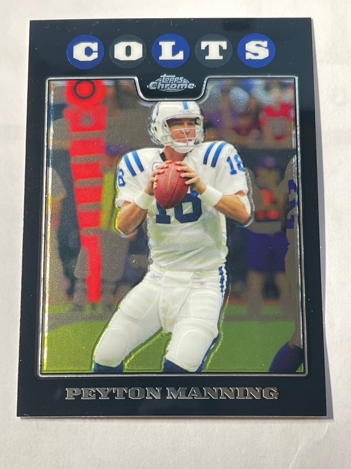 2008 Topps Chrome Peyton Manning #TC10