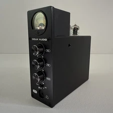 Douk P6 HiFi Bluetooth Vacuum Tube Preamp Headphone Amp VU Meter JAN-5654 Tubes