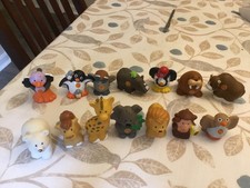 Fisher-Price Little People Alphabet Zoo A-Z Animals Figures Lot of 14 - 2003