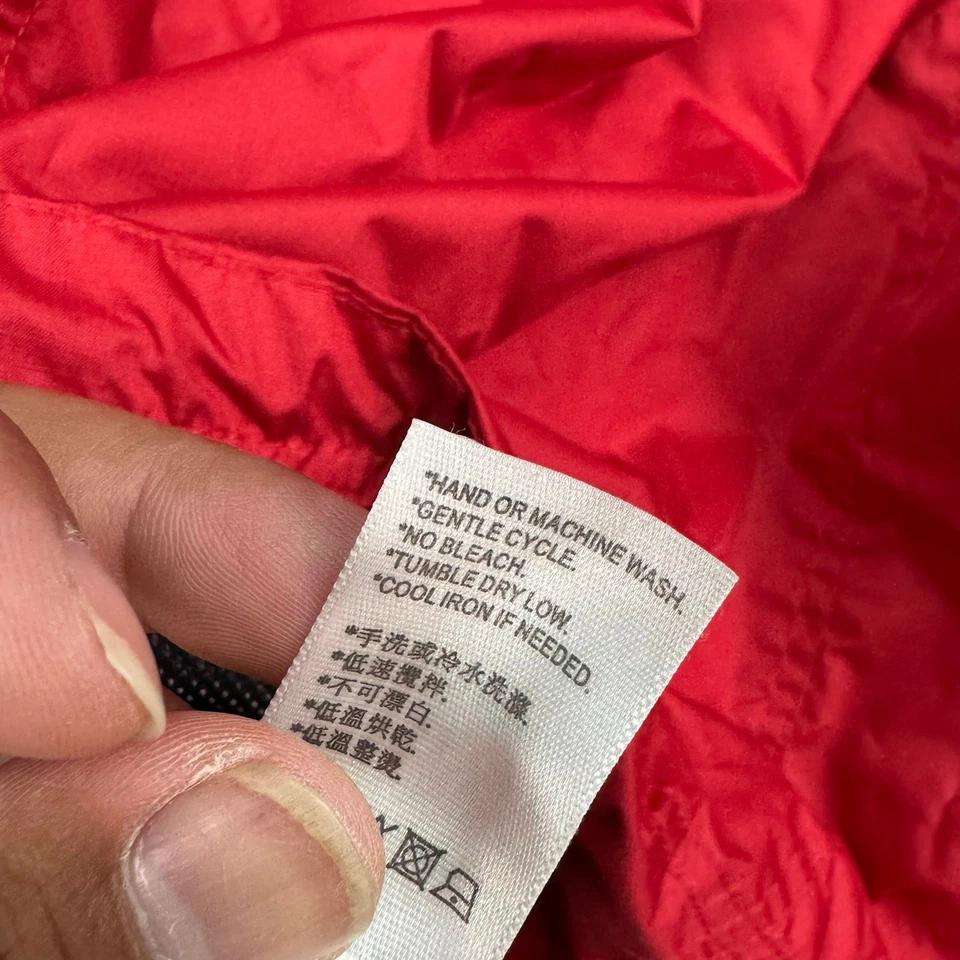 Brooks Running Windbreaker Jacket Men's XL Red Black Lightweight Track Athletic - Image 3 of 4