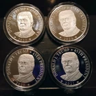 Donald J. Trump 45th President 2020/21/2223 1 oz .999 Silver Rounds Encapsulated