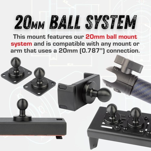 Soporte Celular Ford F150/F250 2015-2022 - Montaje et Tablero Metálico - Photo 9 sur 13