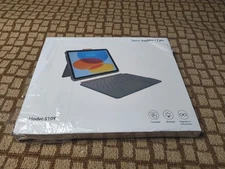 Tablet Keyboard Case S109 Removable Cover Gray/Orange for iPad 10th Generation