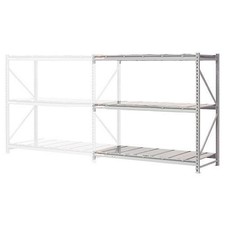 Extra High Capacity Bulk Rack With Steel Decking Add-On Unit 96"W x 24"D x 120"H