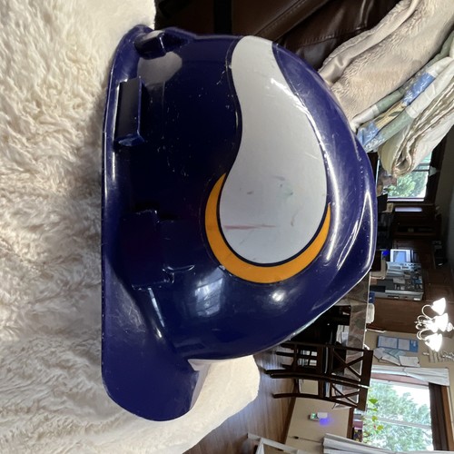 Minnesota Vikings Team Football Helmet - Purple White Yellow