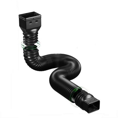 Rain Gutter Connector Extender - Retractable Tube for Home/Patio Drainage