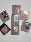 Vintage NES Lot: 7 Loose Carts - Renegade, Tecmo Super Bowl, Ninja Gaiden + More
