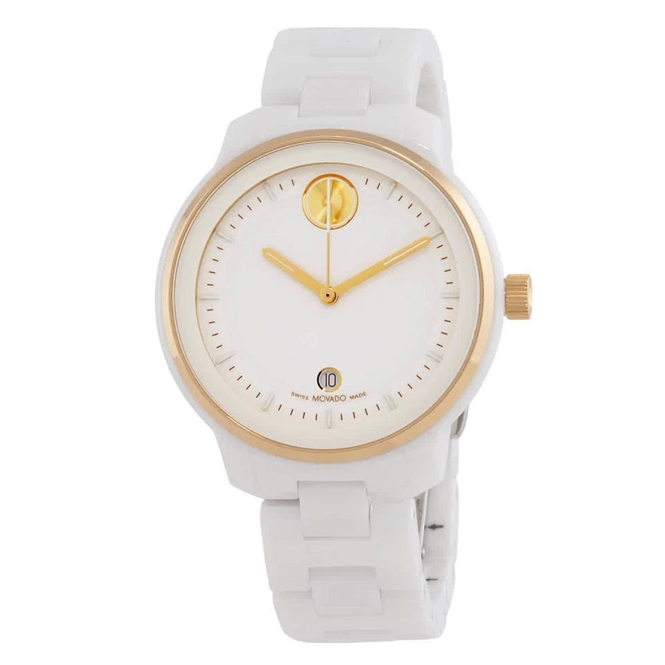 Reloj unisex Movado BOLD Verso cuarzo esfera blanca 3600934