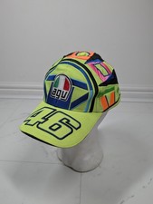 Vintage Moto GP Daring Valentino Rossi VR 46 AOP Cap Hat Adults Size Snapback