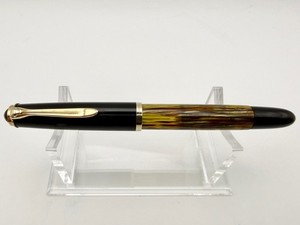 1950s PELIKAN 400NN TORTOISESHELL FOUNTAIN PEN F 14K BUTTERY FLEX EXCELLENT