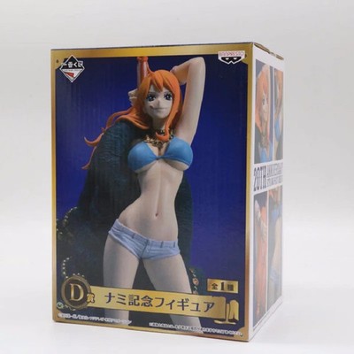 One Piece 20th Anniversary Nami Anime Figure Collectible Action Model New Toy