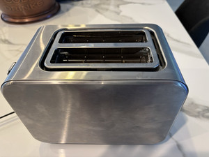 Cuisinart TA811TCR-UL 2-Slice Brushed Stainless Toaster 800W Defrost Bagel