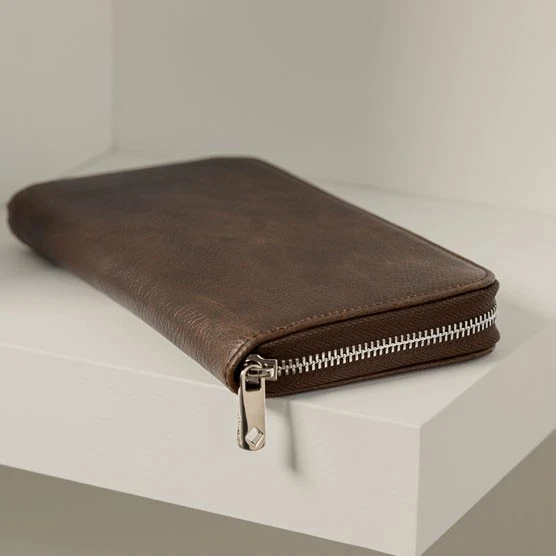 Thirty One 31 All About the Benjamins Cartera con Cremallera Castaño Pulsera Correa Nueva sin Etiquetas Foto 4 de 4