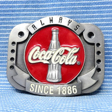 Coca Cola Special Edition Coke Promo Belt Buckle Enameled Vtg 1997 .CPA995