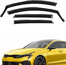 Extra Durable Window Deflectors In-Channel Window Visors Rain Guards Fit for Kia