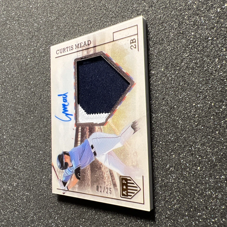 2023 America’s Pastime CURTIS MEAD #PMS-CM 01/25 Rookie PATCH AUTO - BASEBALL - Image 3 of 4