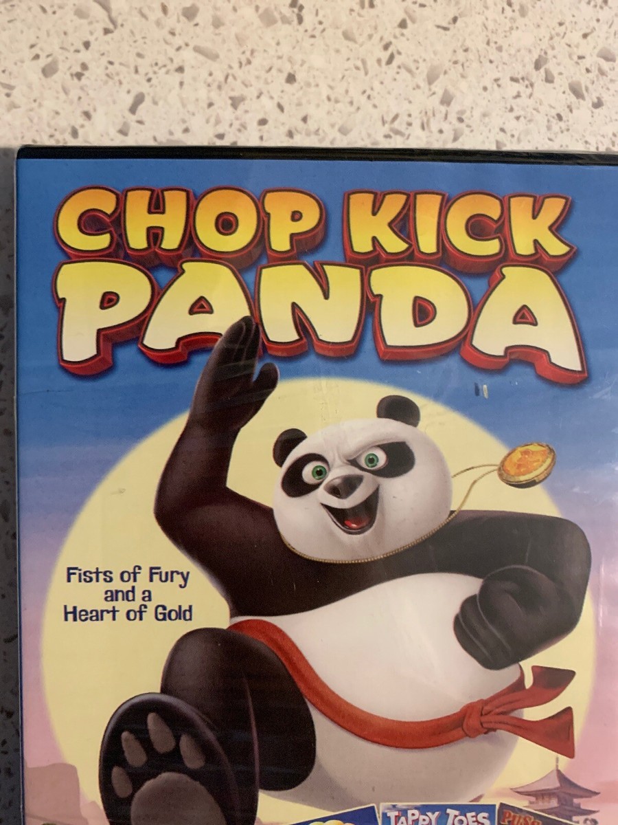 CHOP KICK PANDA Plus 3 Bonus Movies Animated Children's DVD SEALED