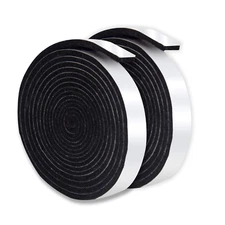 Smoker Gasket Seals, 1/2" x 1/8", 15 Ft High Temp BBQ Grill Tape Self-Stick Felt