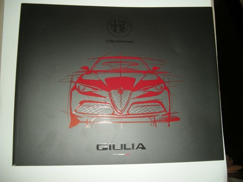 ALFA ROMEO GIULIA 2020 NEW BOOK BROCHURE 110th ANNIVERSARY -90 PAGINE !!! NUOVA