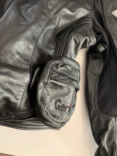 HEIN GERICKE WOMANS STREETLINE LEATHER BIKER JACKET 42" INCH - Picture 8 of 11
