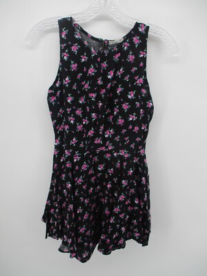 Saprano Small Sleeveless Floral Round Neck Zip Close Dress | eBay