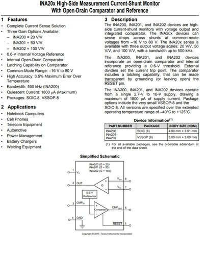 INA200A idr SOIC-8 ... 19x - Picture 3 of 3